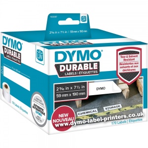 Dymo LabelWriter 1933087 DURABLE Large Shelving Labels - NEW!