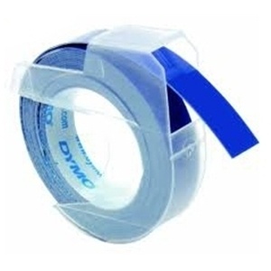 Dymo 9mm White On Blue Embossing Tape (S0898140)