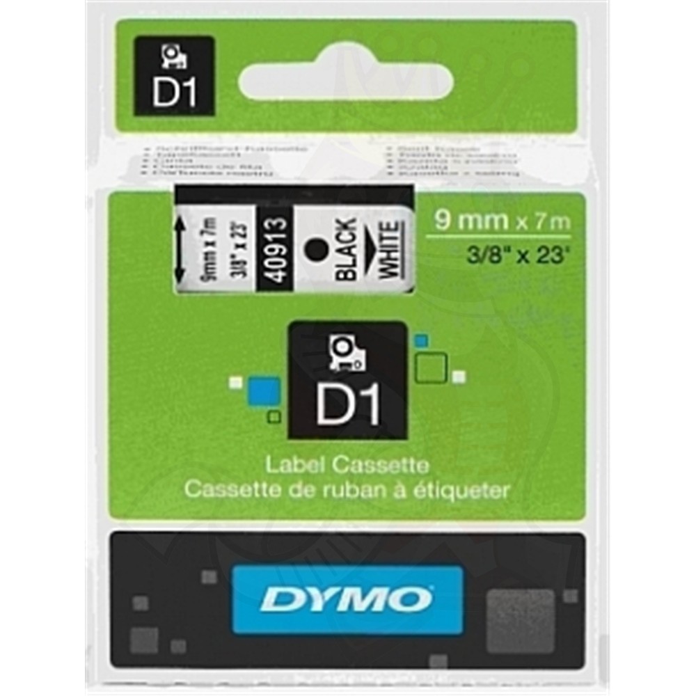 US Stock 10 PK A40913 For Dymo D1 40913 Black on White Label Tape 