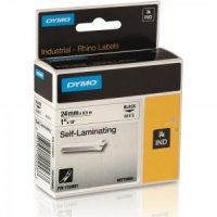 Dymo Rhino 24mm Black on White Self Laminating Tape (S0773860)